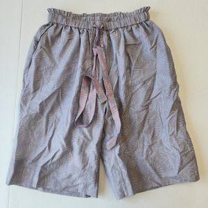 Lemlem Loose fit cotton gray Shorts Size Small NWOT